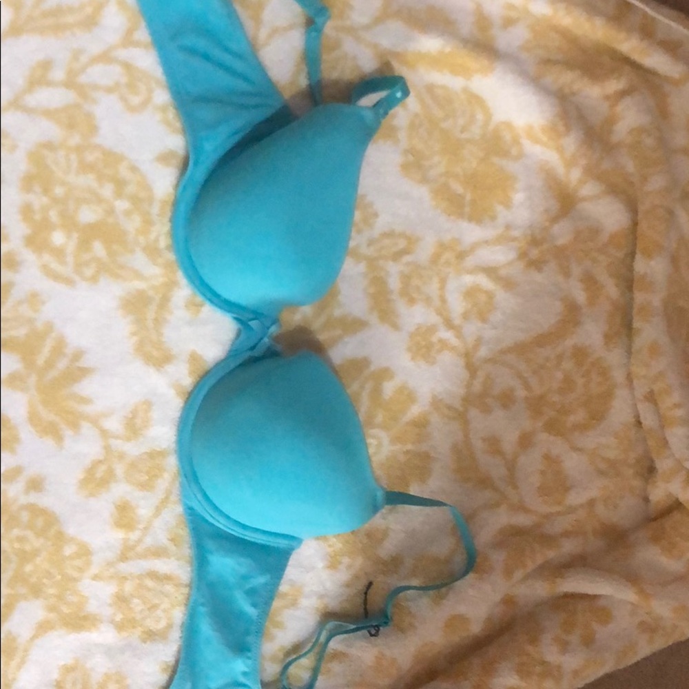 Blue lined Demi bra